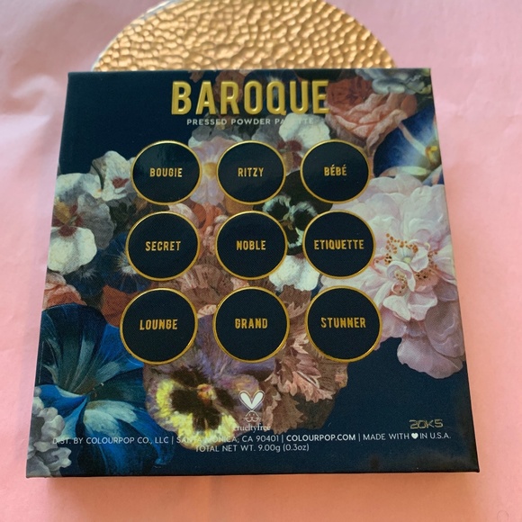 Colourpop 9 Piece Eye Shadow Palette - Baroque -  NEW - Picture 3 of 4